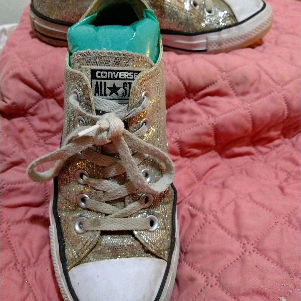 Glitter converse